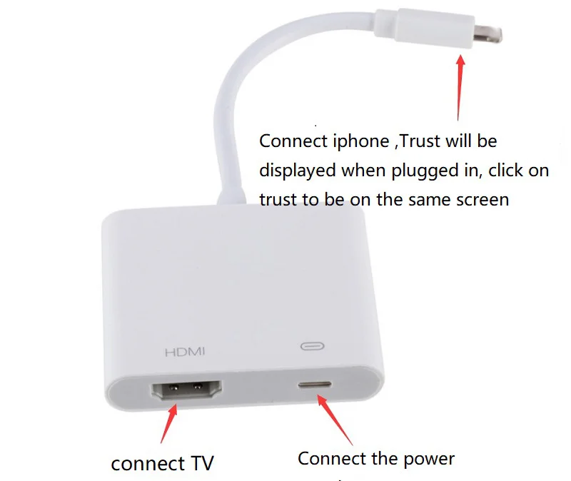 Tonbux 1080P HDMI кабель для освещения Мужской к HDMI Женский кабель HD AV адаптер кабель Поддержка IPad Ipod IPhone IOS