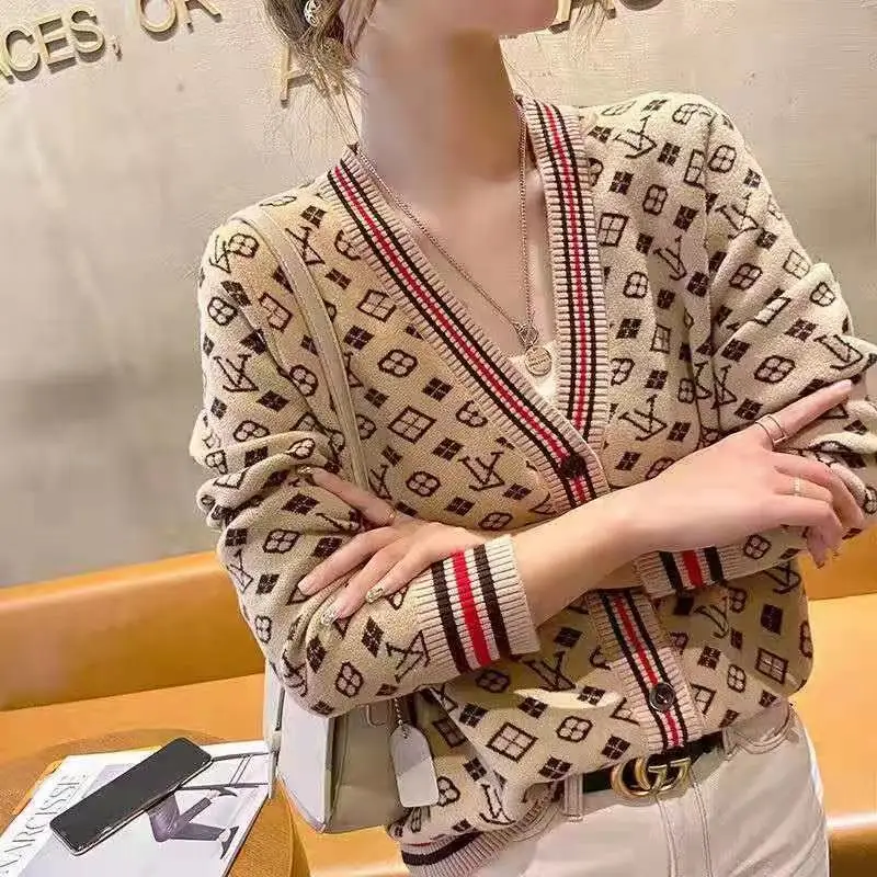 

Новый стиль 2021 года, маленькое пальто, весенний и осенний свитер, кардиган, женский свитер, зарубежный стиль и топ