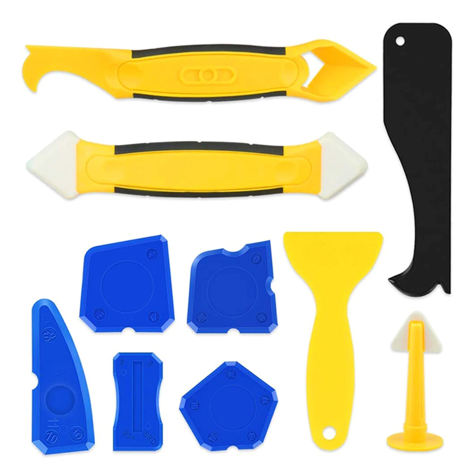 

Инструмент для удаления герметика Kit-3pcs, 10 шт., силиконовый герметик Tool-6pcs, инструмент для отделки-1 насадка для герметика P7Ding