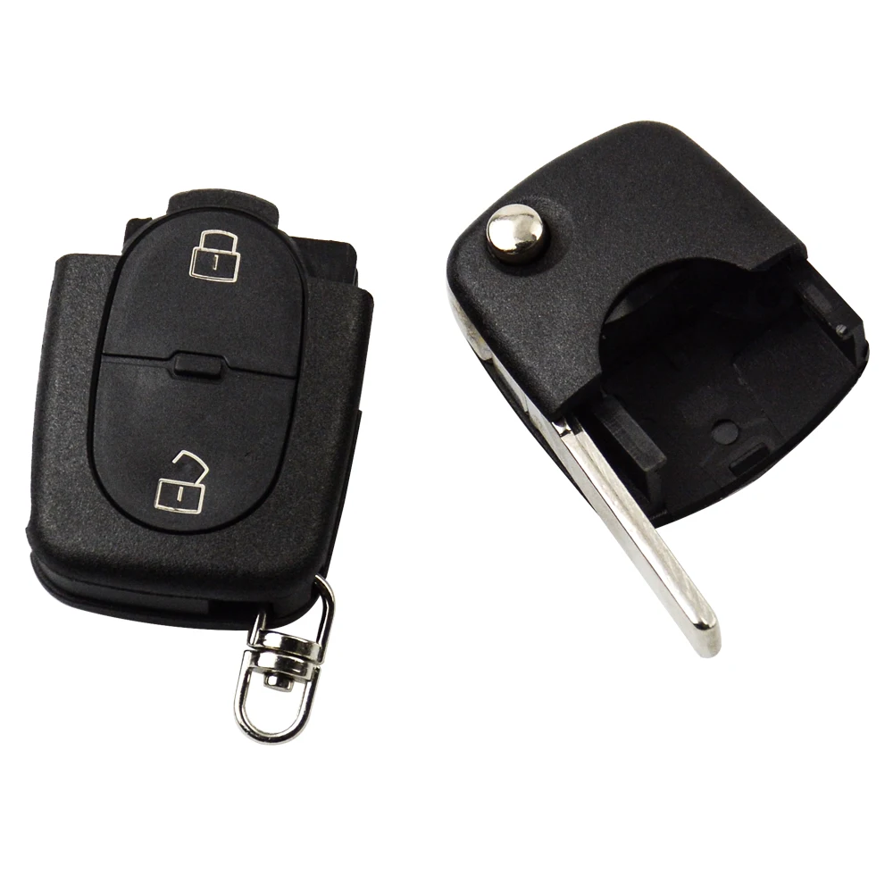 OkeyTech для Audi TT A2 A3 A4 A6 A8 откидной складной дистанционный ключ корпус CR1616/CR2032