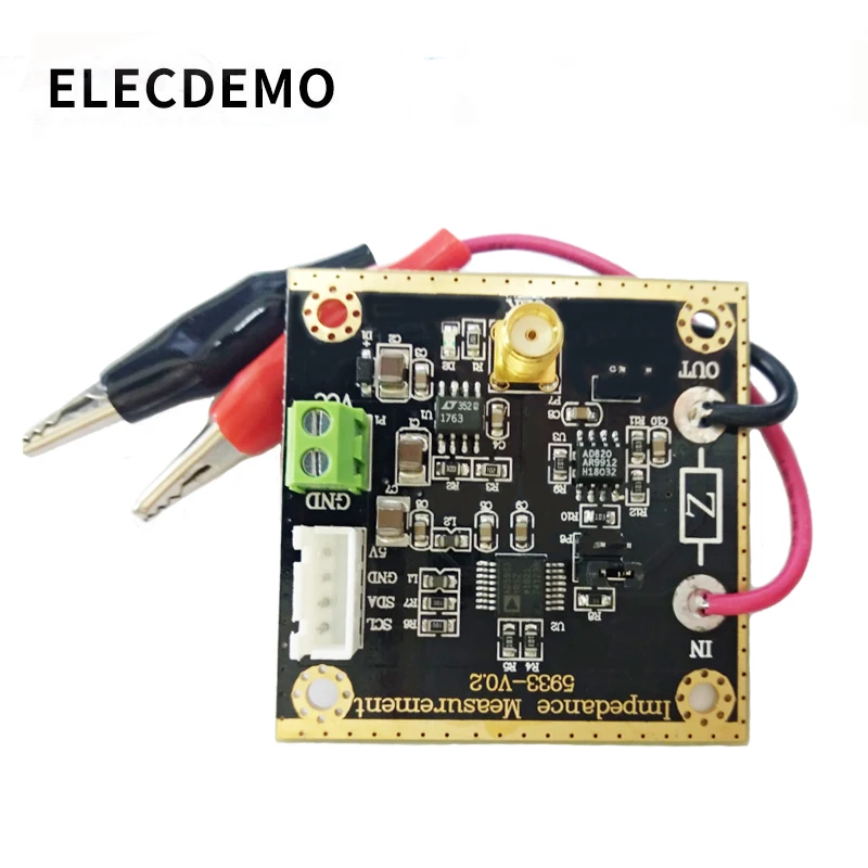 Модуль анализатора сопротивления AD5933 модуль сети частота выборки 1 м разрешение