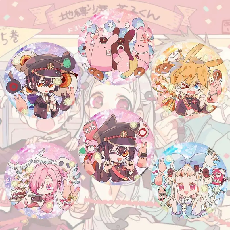 

2020 Anime Toilet-Bound Hanako-kun Brooch Pin Cosplay Badge Accessories For Clothes Backpack Decoration Gift