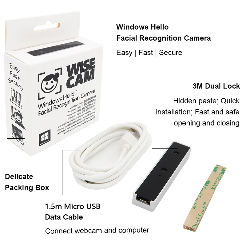 Веб камера с Windows Hello инфракрасная распознаванием лиц 1080P HD видеозвонки