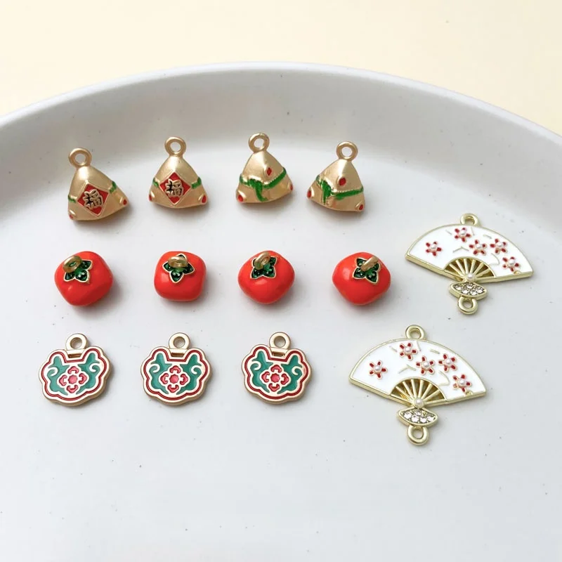 

Хурма хурма желаемое, сделай сам, ювелирное изделие материал с трехмерной аппликацией в виде хурма китайский вентилятор цзунцзы кулон