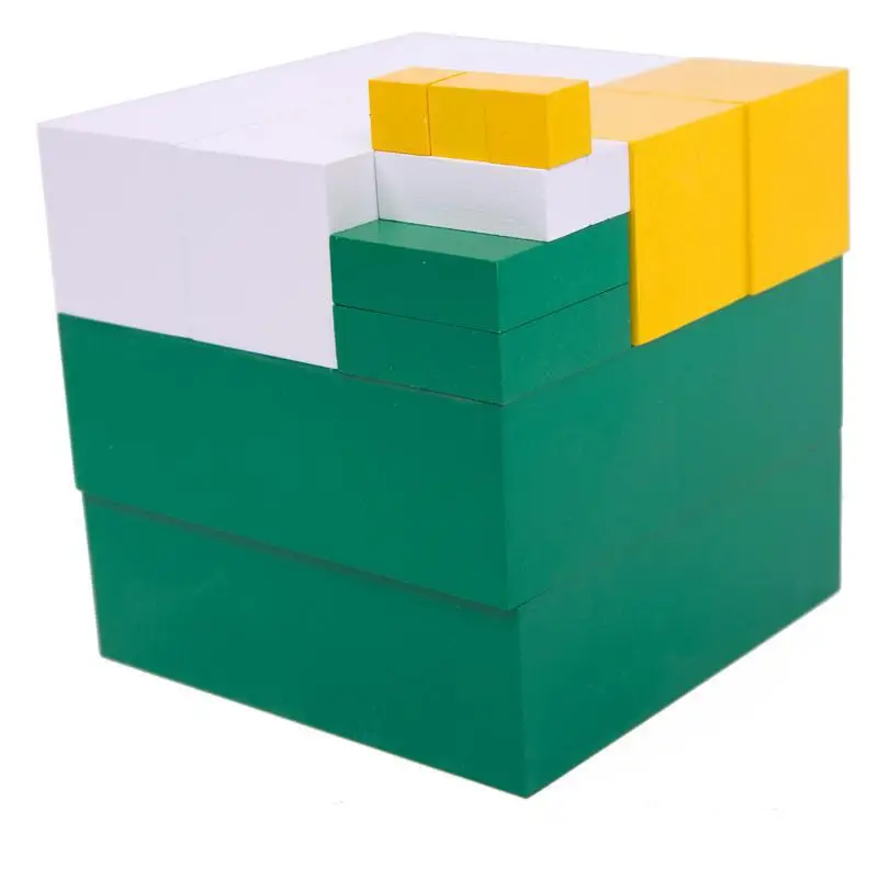 

Preschool Educational Learning Toys For Kids Wooden Puzzle Math Toys Montessori Power of 2 Cube Preschool Education