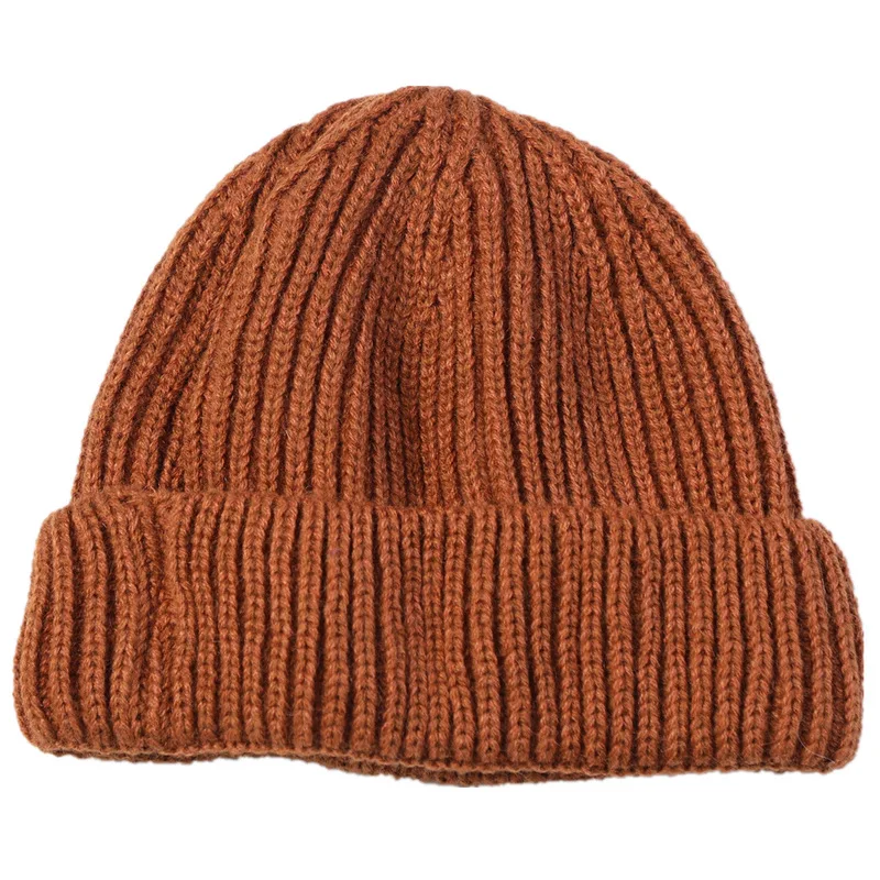 

Autumn and Winter Knitted Warm Hat Short Hat Women's Hat Winter Hats for Women Beanies for Men Gorros Hombre Winter Hats for Men