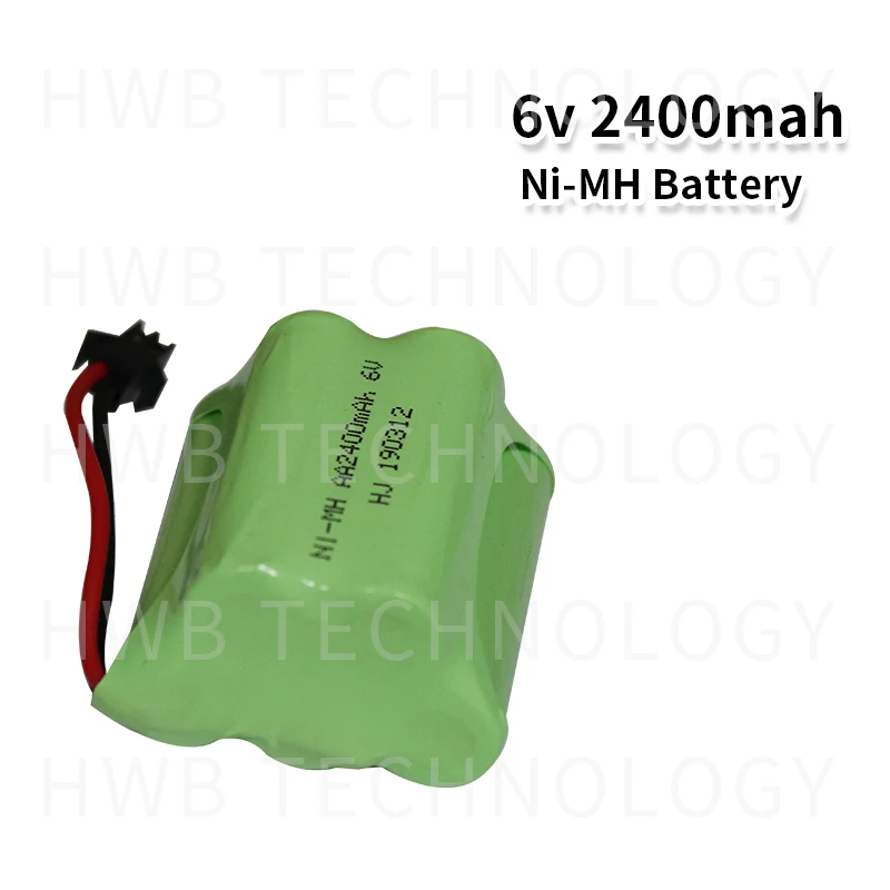 Аккумулятор 6v 2400mah ni mh bateria nimh аккумулятор Размер aa перезаряжаемый для освещения rc