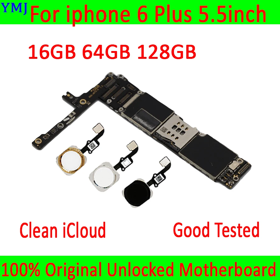 Материнская плата для iphone 6 Plus 5 дюйма с/без Touch ID оригинальная разблокированная