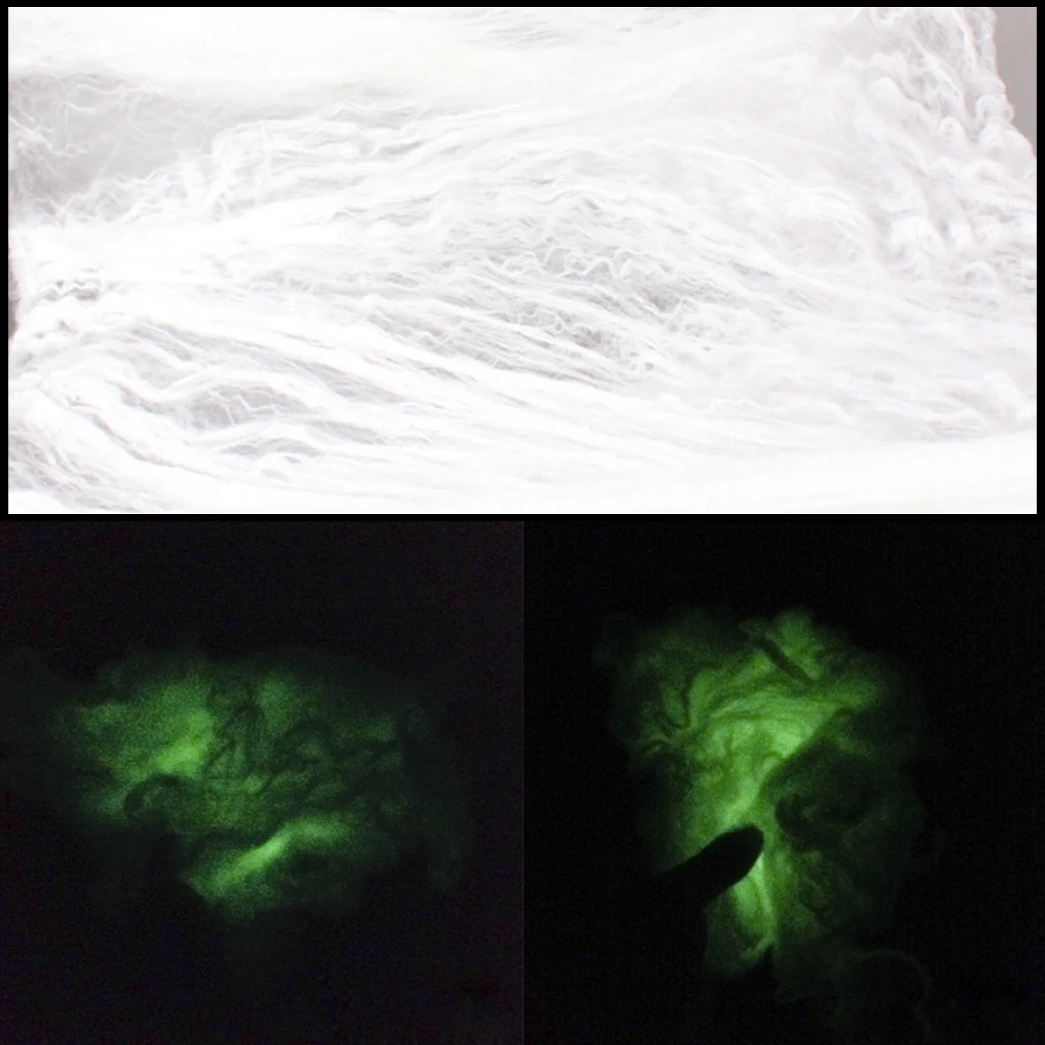 Паутина светящаяся в темноте 100 г белая паутина | Дом и сад