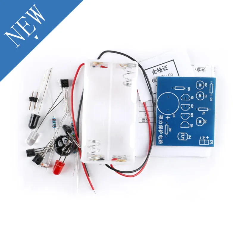 

DIY Reminder Kit IR Infrared Detection Electronic Circuit Board Reminder Kit 6V Detect Brightness Photoresistance Triode Buzzer