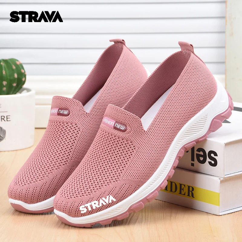 

New Lightweight breathable Women's sports shoes Women's running shoes net shoes Casual fashion Women's sneakers STAVA SIZE 36-41