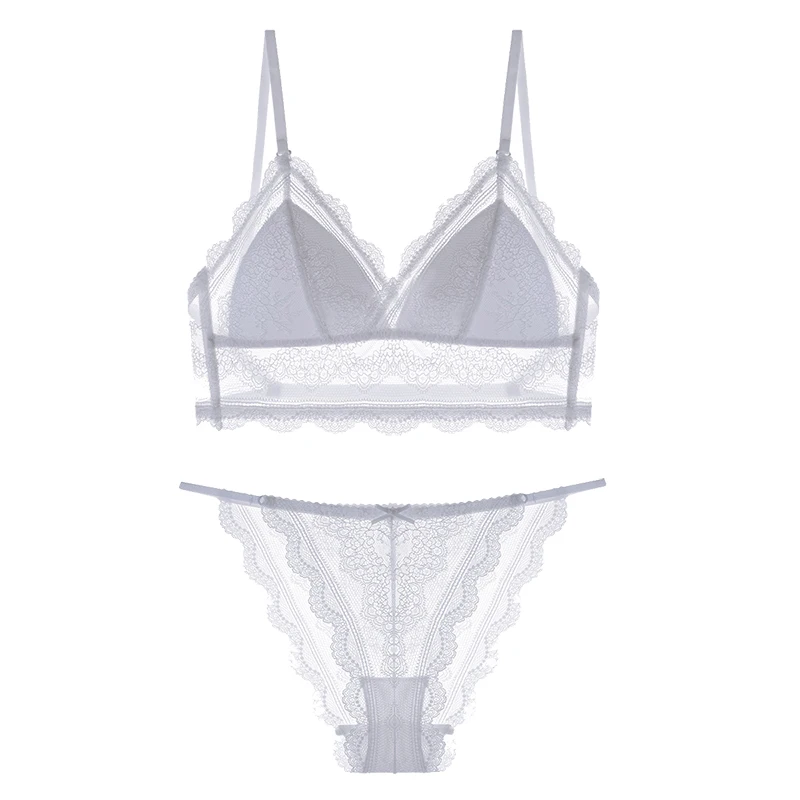 Новинка 2020 сексуальный кружевной комплект с бюстгальтером большой открытой