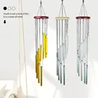 Уличные металлические ветряные колокольчики 3 типа, 18-дюймовый ярдовый Стандартный медный античный ветряной колокольчик, настенное украшение для дома, деревянный ветер