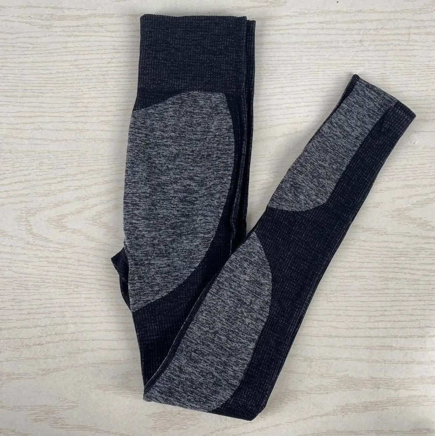 Штаны для йоги с завышенной талией бесшовные леггинсы тренажерного зала женские