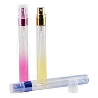 5 pcs 10 ml fine mist spray bottles gradient color glass perfume bottles travel refillable empty fragrance spray bottle