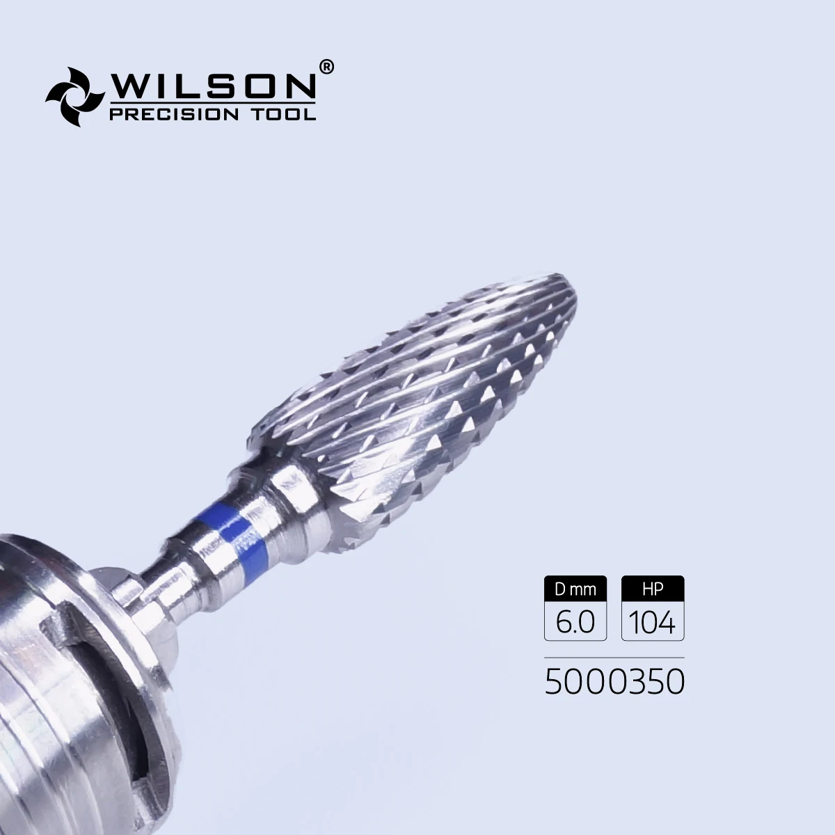 WILSON PRECISION TOOL 5000350-ISO 275 190 060 Tungsten Carbide Burs For Trimming Plaster/Acrylic/Metal