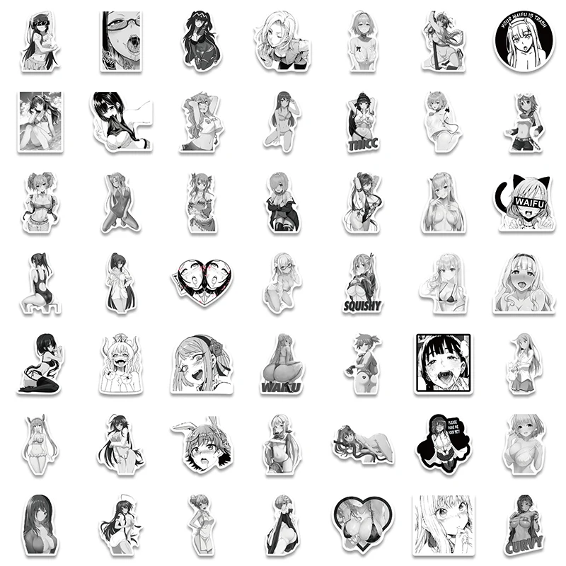 10/50 шт./компл. мультфильм аниме Hentai сексуальный Банни девушка вайфу смешанные