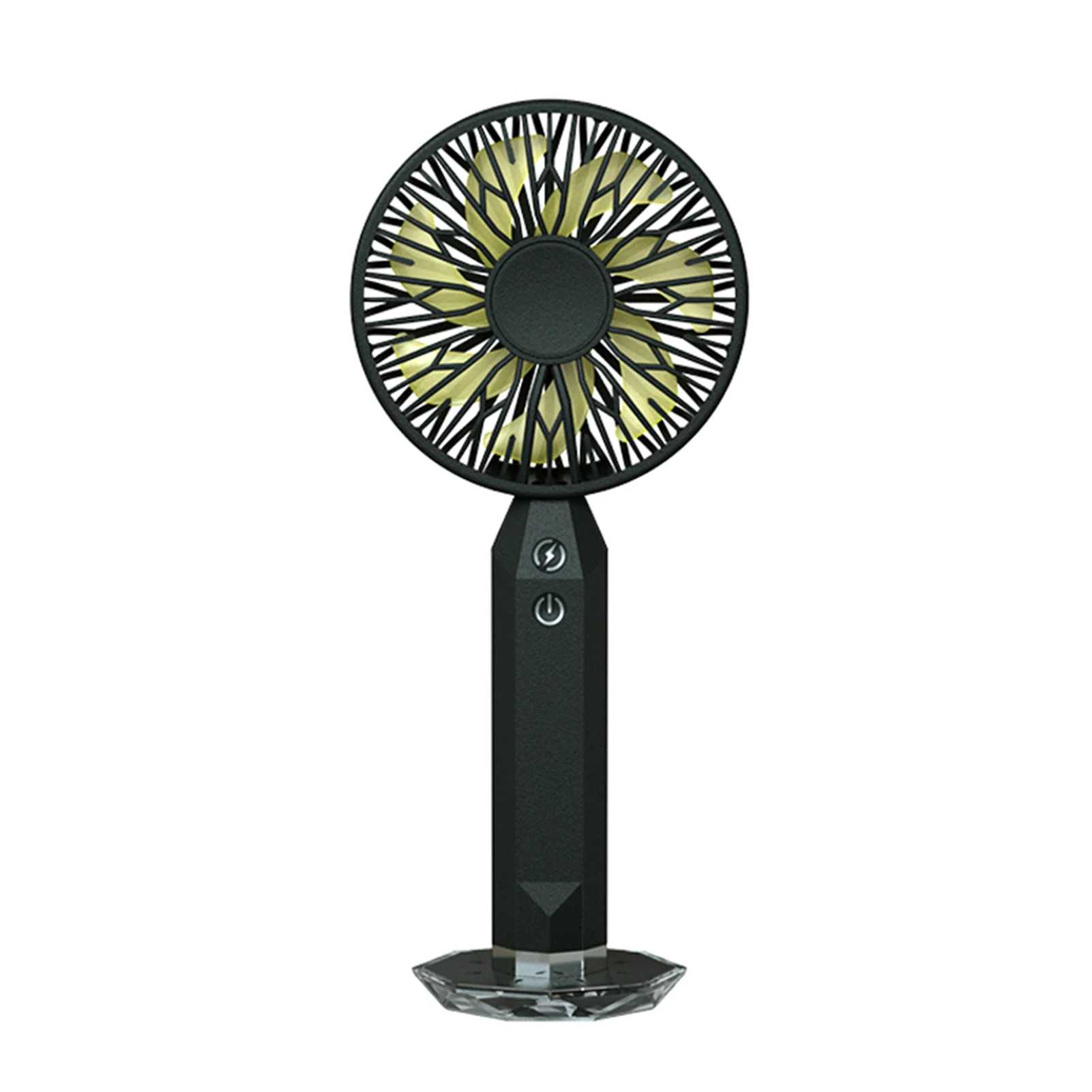 

Mini Handheld Fan Portable USB Hand Fan Desk Fan 3 Speeds Personal Mini Fan with Colorful Light for Home Office Travel JR Deals