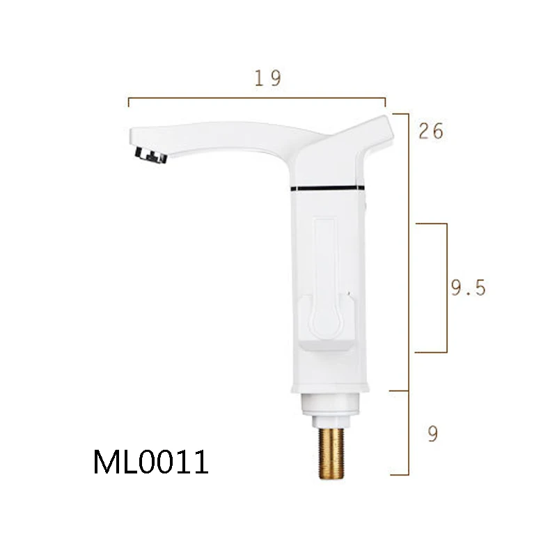 ML0011 CUKYI 3000 lcd Электрический Кран Электрический водонагреватель с горячей водой интеллектуальный цифровой кухонный мгновенный горячей воды - Цвет: ML0011