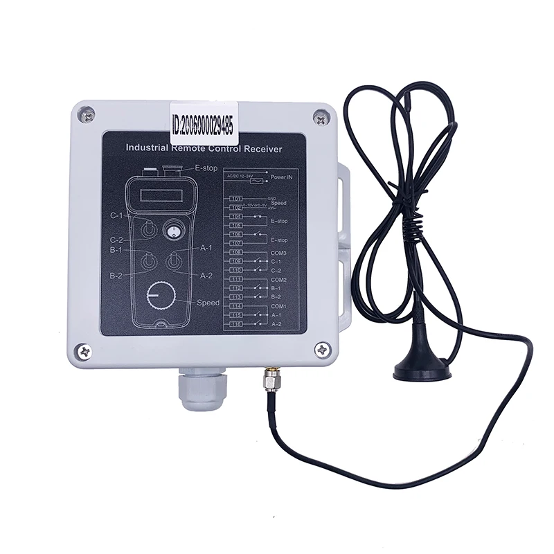 

LCC Customized 1 Analog 1 switch 24v industrial wireless tower crane radio remote control switch