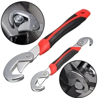 kalaidun multi function 2pcs universal wrench adjustable grip wrench set 9 32mm ratchet wrench spanner hand tools