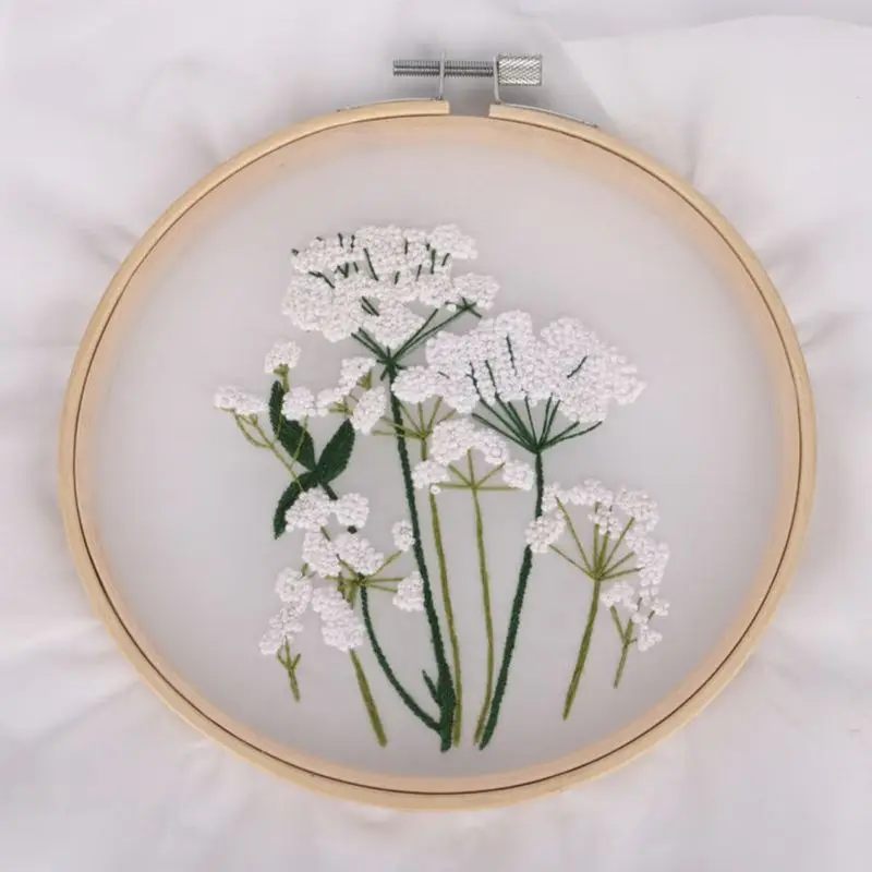 Набор лент для вышивки сделай сам с растениями цветочным узором начинающих