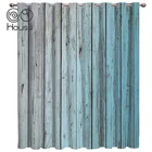 Тканевые занавески для детской комнаты, с изображением синего дерева