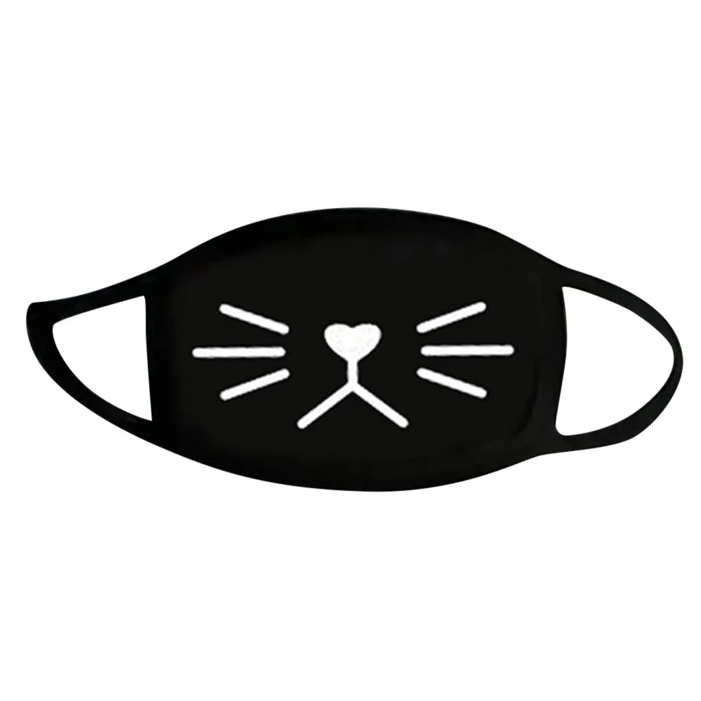Модные маски с принтом Kawaii Muffle Моющиеся Многоразовые взрослые Mondkapjes