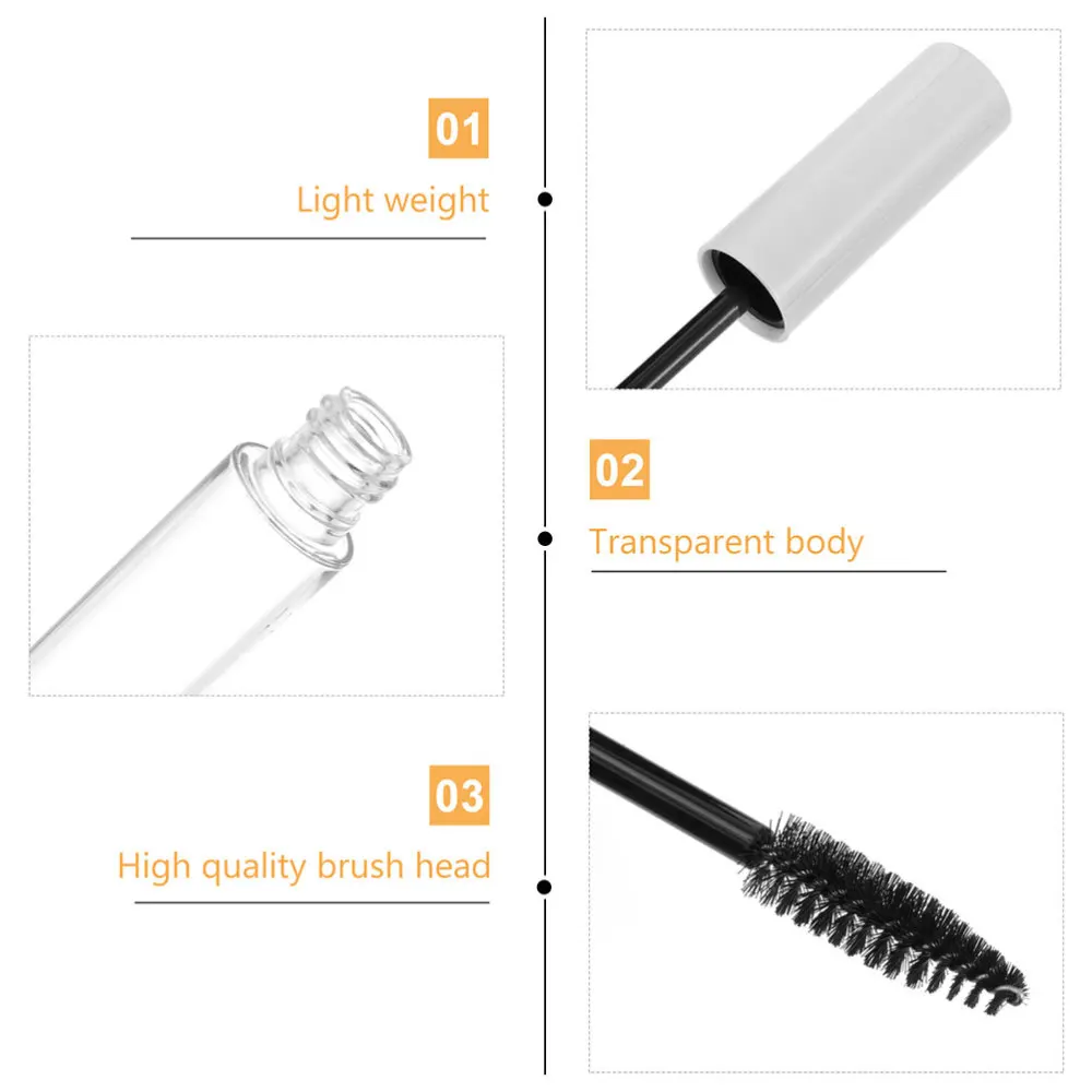 

11Pcs 10ml Mascara Tubes Empty Castor Oil Containers DIY Mascara Tube
