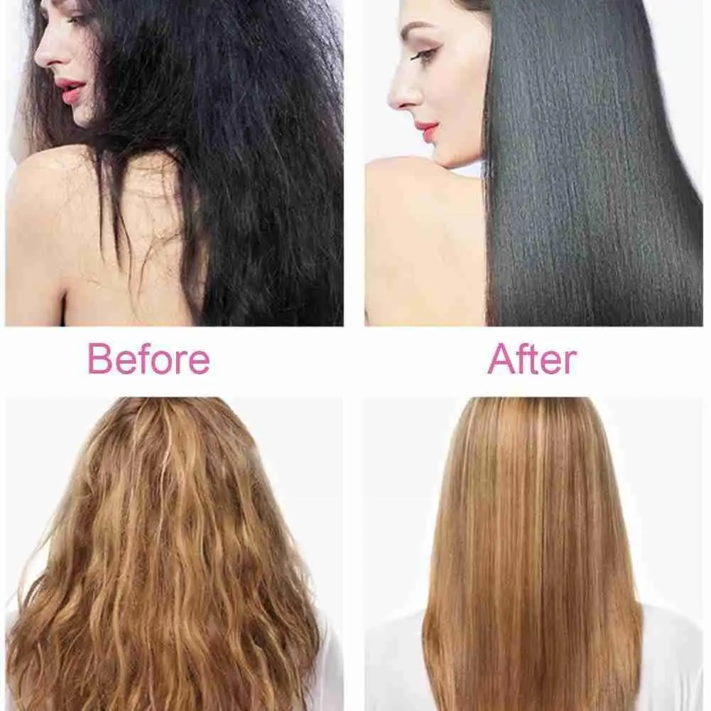 

150ml Collagen Conditioner Elastin (A)$ One Comb Straight Lotion Pull Hair Free Clip Cream Straight Free Ion Proc Perm Hair S8X5