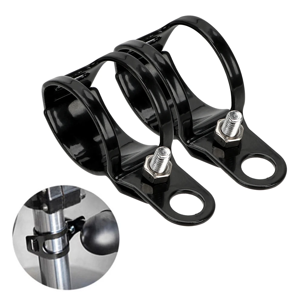 Metal For 27-31mm Front Fork Diameter Universal Motorcycle Signal Light Brackets 1pair Turn Mount Bracket | Автомобили и