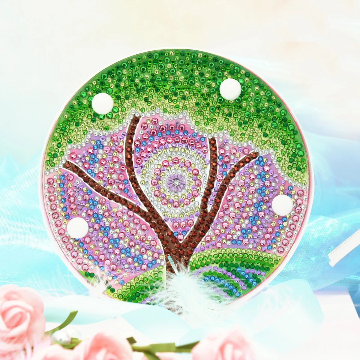 

DIY Diamond Painting LED Lamp 5D Wishing Tree Special Shaped Diamond Mosaic Cross Stitch Embroidery Rhinestone Home Decor Light