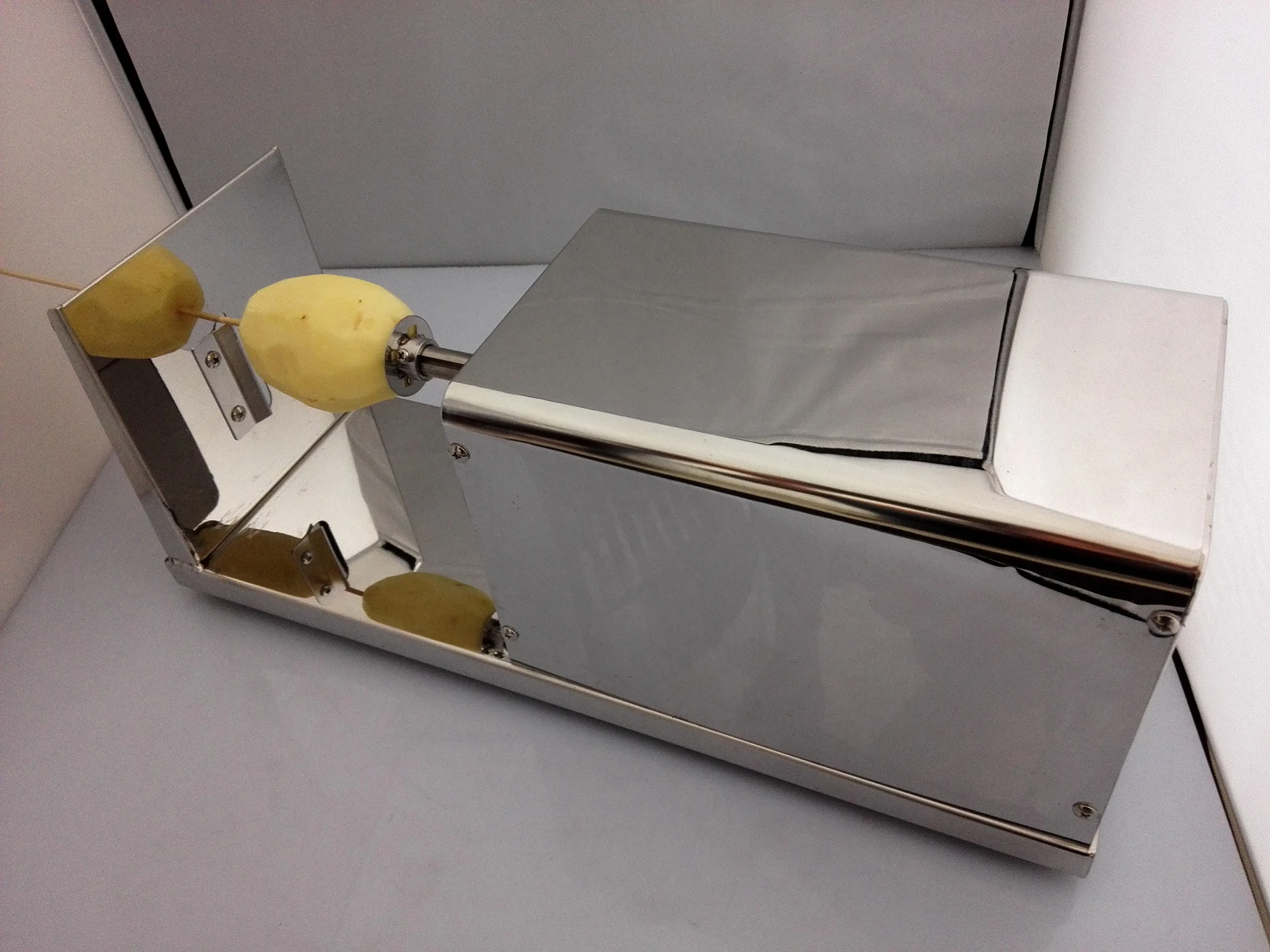 売却 電気トルネードポテトマシン、ポテトスパイラル切断機、ポテトカッターマシン/ポテトチップス機