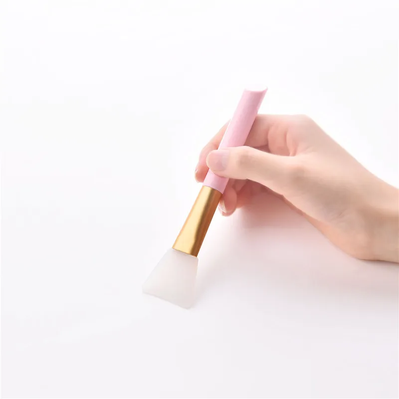 SAIANTTH Silicone facial mask brush makeup brushes soft head silicone adjust stick DIY beauty tools foundation cosmetic Brochas | Красота и