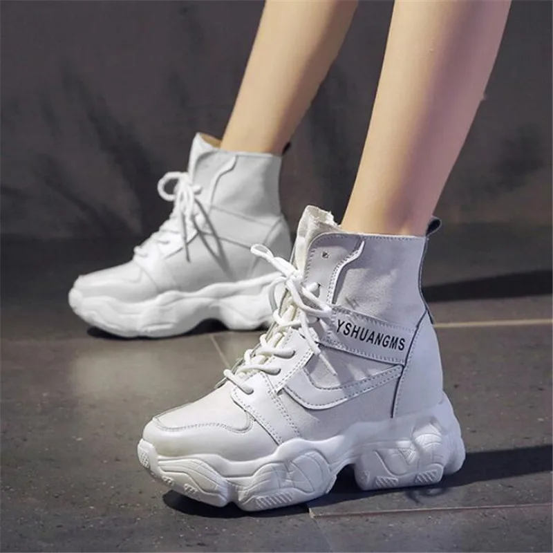 Женские парусиновые ботинки ZPXHSM повседневные дышащие кроссовки на толстой