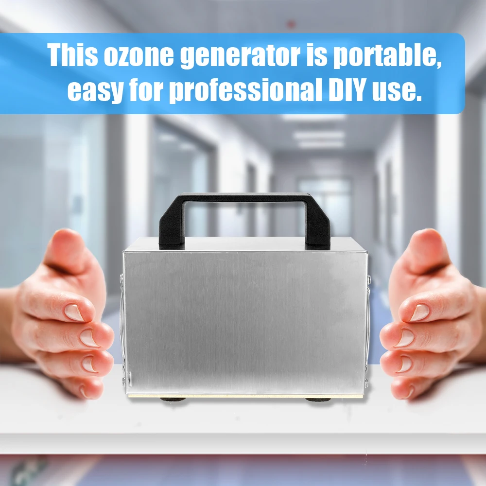 

Ozone Generator 24g Ozone Machine Air Purifier Air Cleaner Cleaning Formaldehyde Air Filter Fan For Home Air Quality Monitor