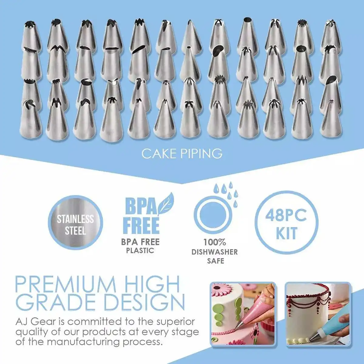 205 шт./компл. кондитерские изделия набор вертушки для украшения торта инструменты