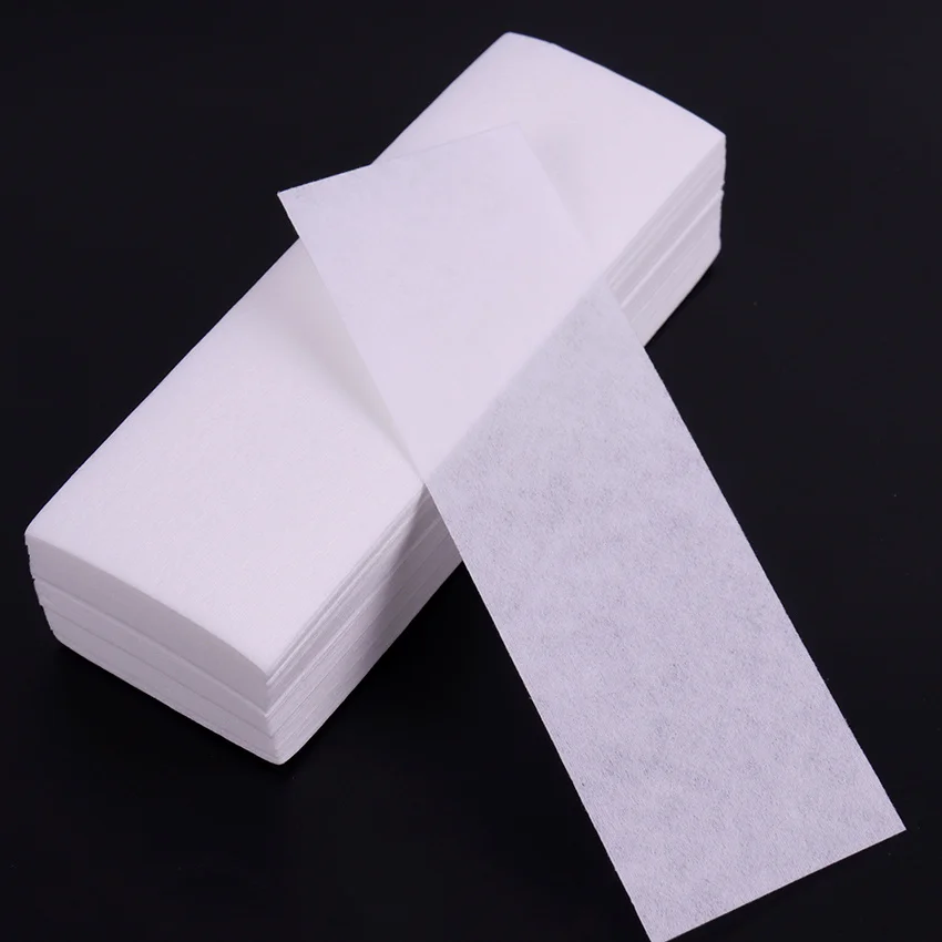 

100PCS Removal Nonwoven Body Cloth Hair Remove Wax Paper Rolls High Quality Hair Removal Epilator Wax Strip Paper