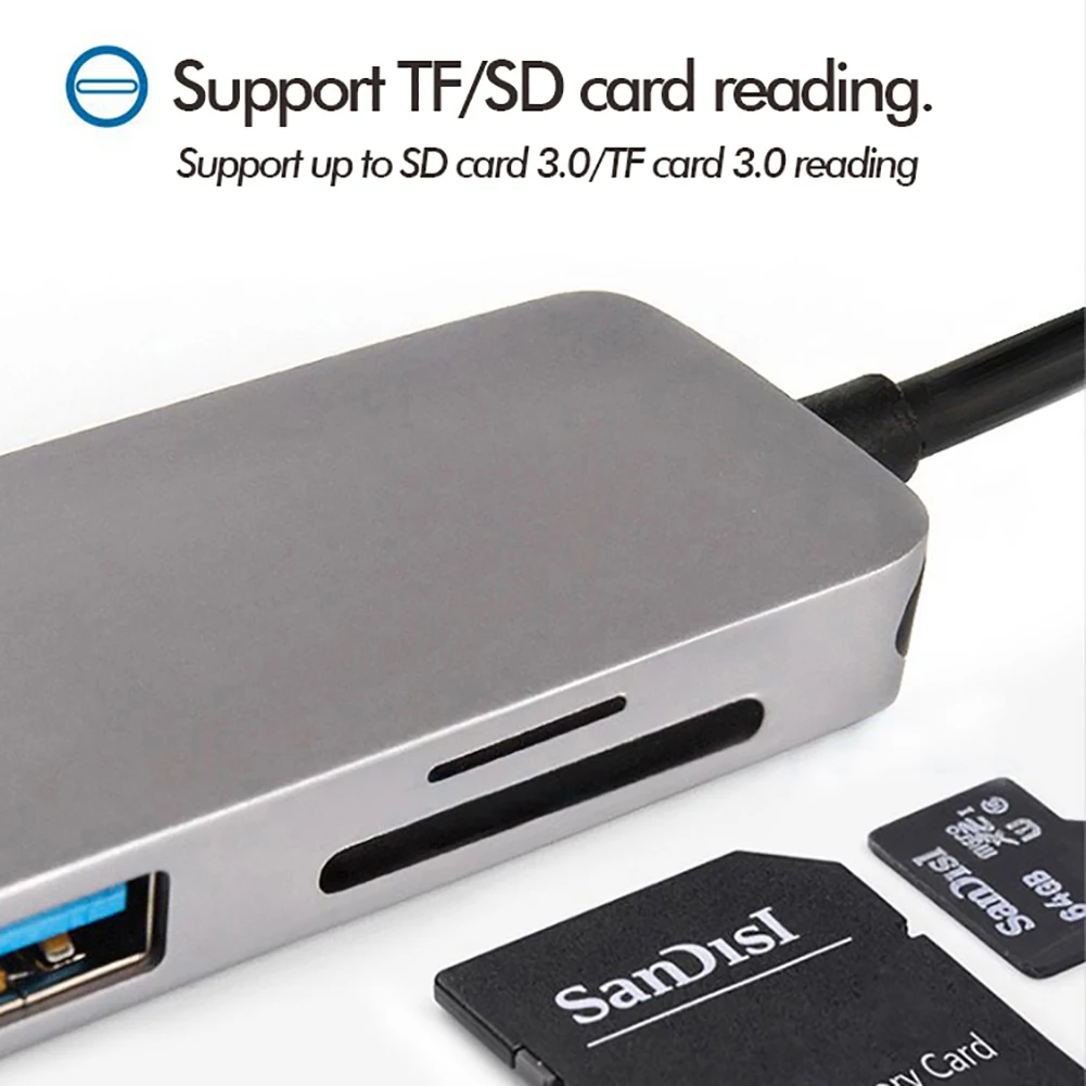 vmade cb08a тип c док станция usb c концентр