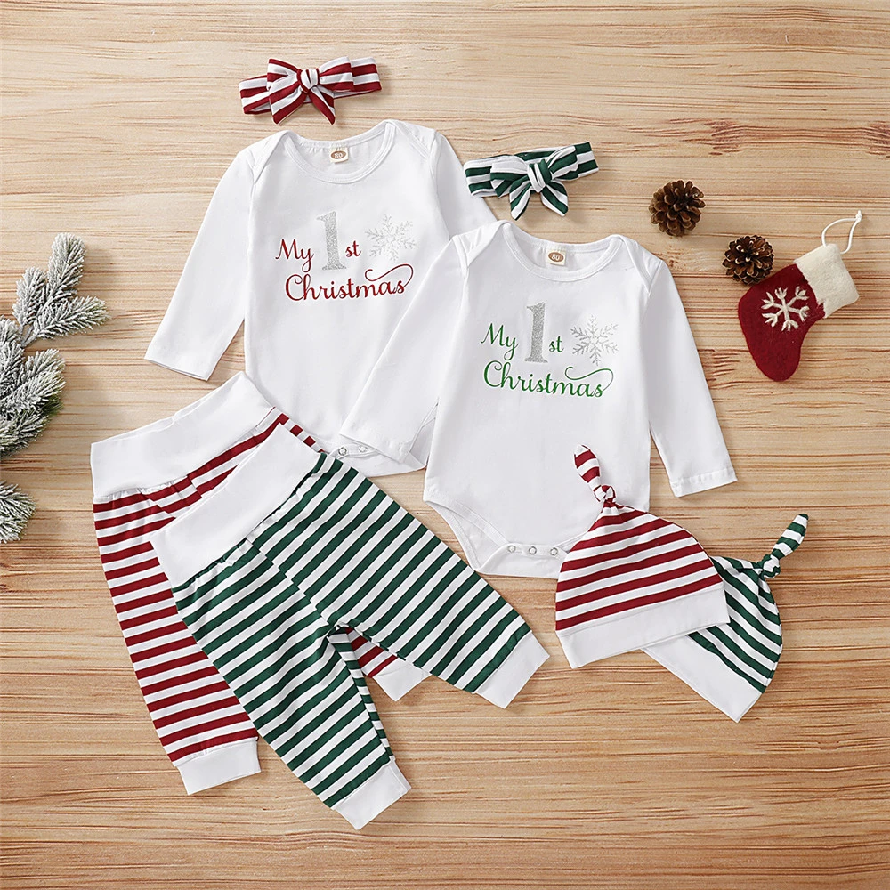 4 шт. милые хлопковые комплекты одежды для маленьких девочек комбинезоны с