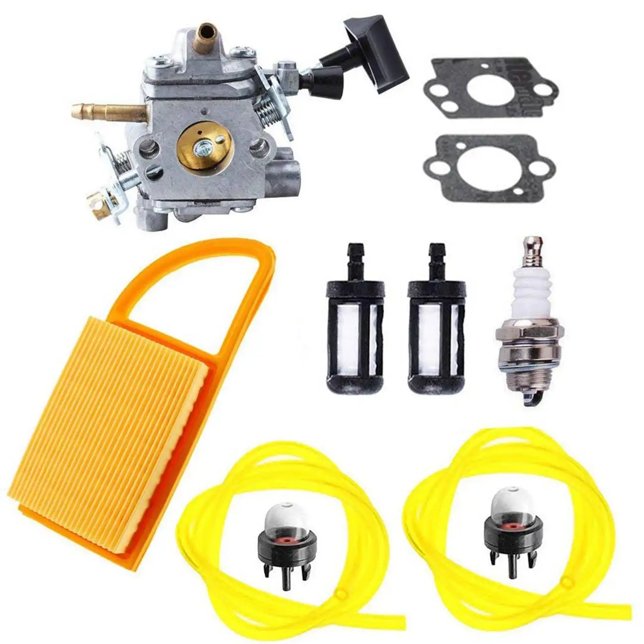 BR550 карбюратор совместимый Stihl части BR600 C1Q S183 Carb воздушный фильтр топливный