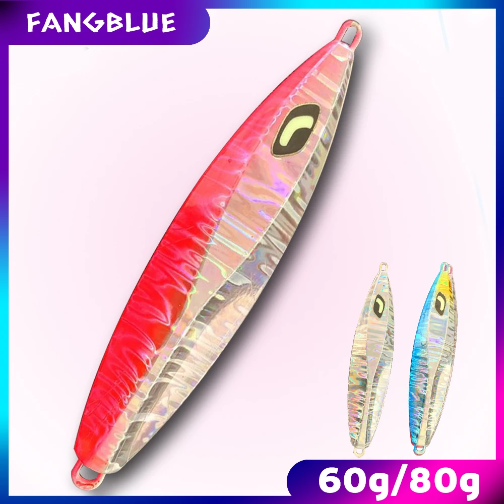 

Рыболовный джиг 60 г/80 г, металлическая приманка, светящиеся глаза, лазерный тело, офсетные воблеры, искусственная приманка, искусственная пр...