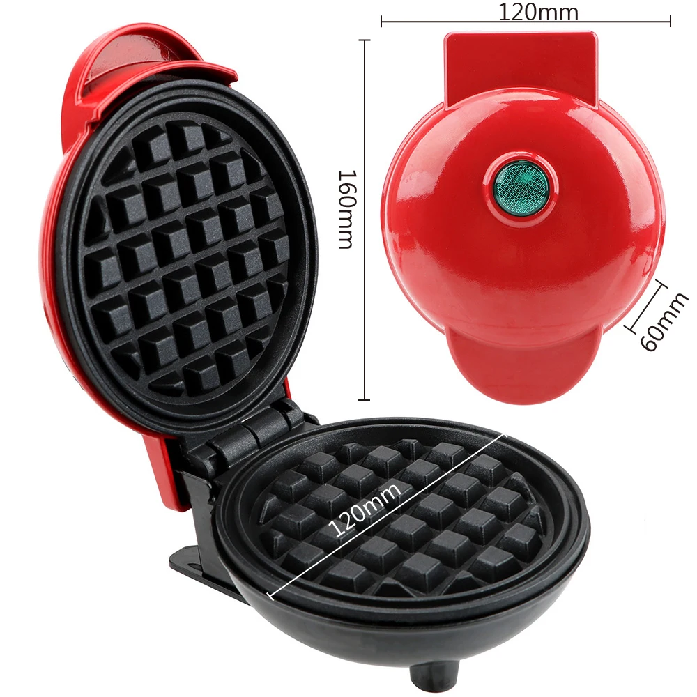Breakfast Waffle Molds Pan Eggette Machine Mini Waffle Pot Bubble Egg Cake Oven Egg Cake Oven Mini Electric Waffles Maker images - 6