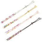 ZHUKOU 2,5x240 мм латунные Стразы регулируемый браслет цепочка для самостоятельного изготовления ювелирных изделий браслет цепочки, Аксессуары Модель: VL21