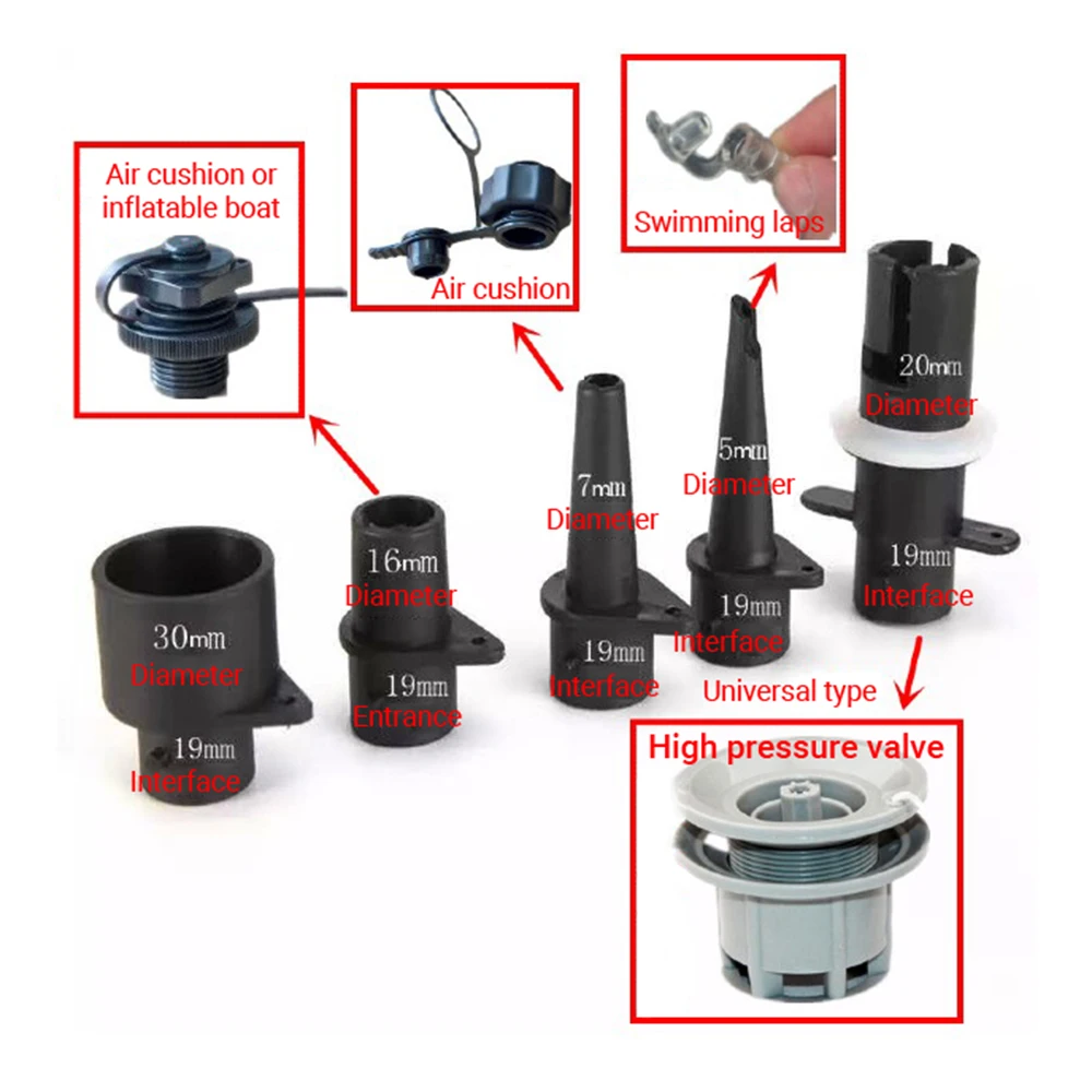 Электрический надувной воздушный насос портативный для автомобиля л/мин каяк