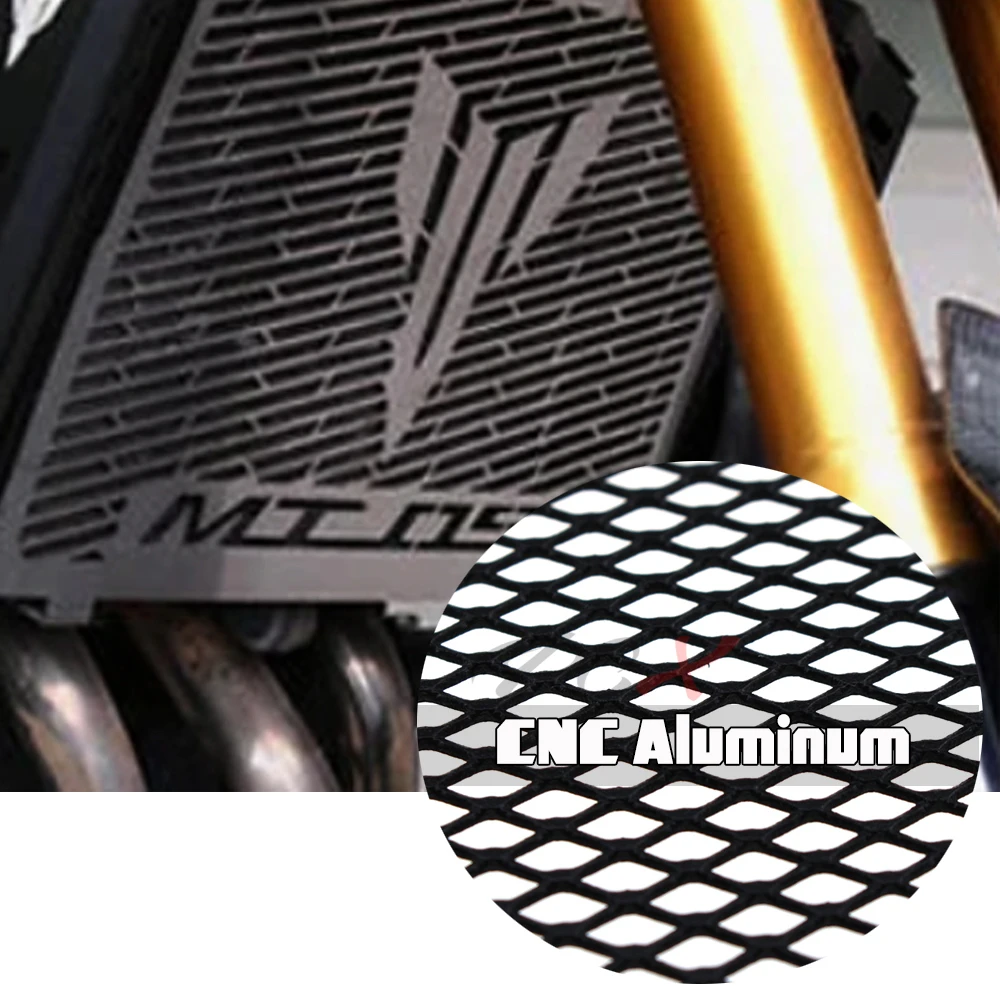 Черная решетка радиатора из нержавеющей стали MT09 защитная крышка для Yamaha MT-09 FZ09