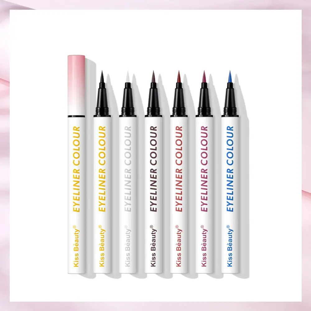 

Kiss Beauty Colorful Waterproof Matte Eye Cosmetics Eye Liner Pencil Long Lasting not Blooming Cat Eye Charming Eye Liner Pencil