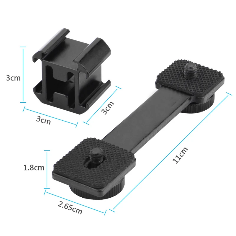 new extension bracket for dji om 4 omso mobile 2 stand mount phone fill light cold boots extended long arm handheld gimbal parts free global shipping