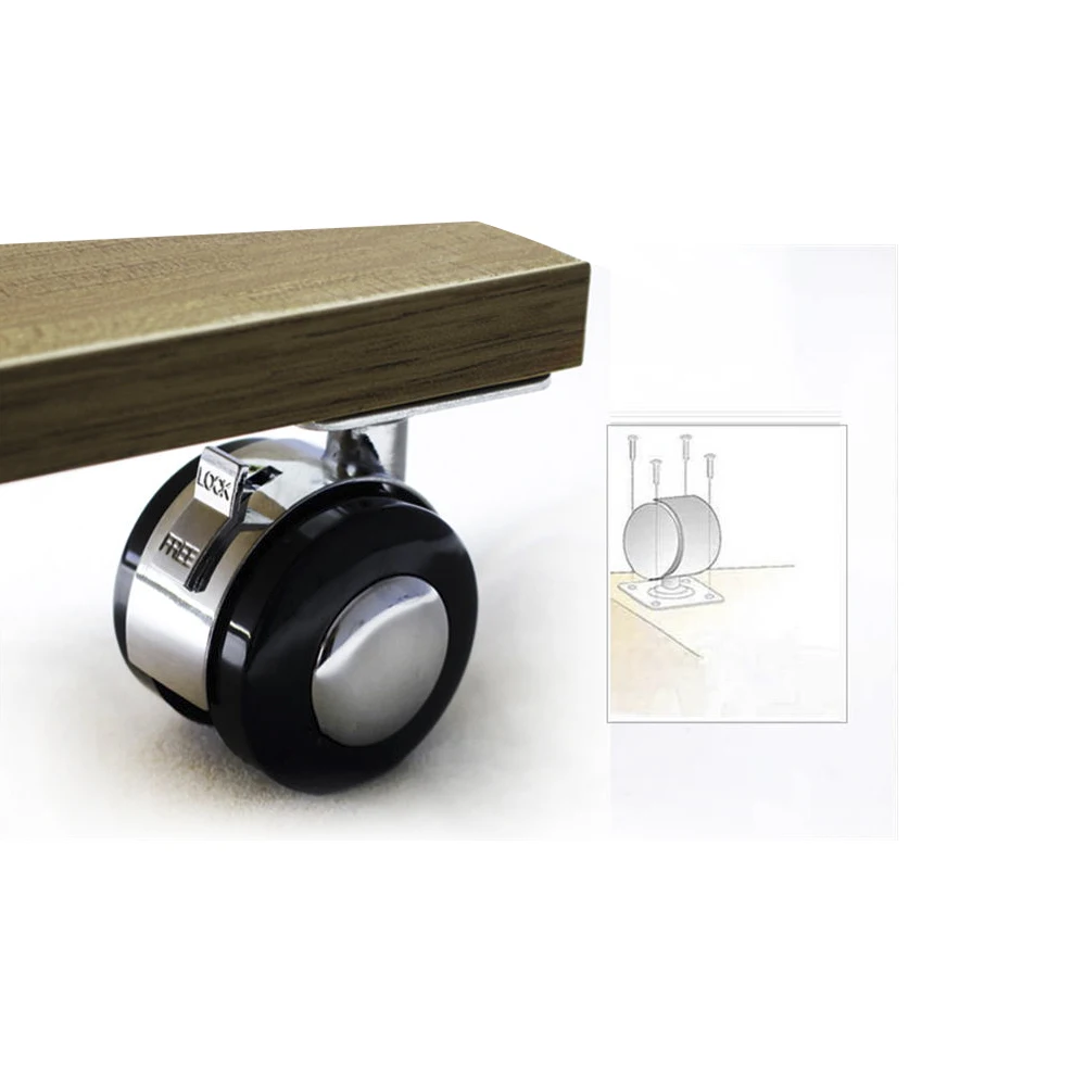 Колесо диаметром 50 мм колесо для мебели поворотная пластина тележки|Ролики| |