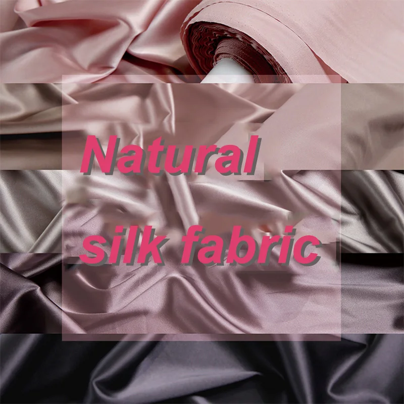 

1 Meter 19mmi Wide Silk Stretch Satin Fabric, Mulberry Bedding, Custom-made Garment Fabric